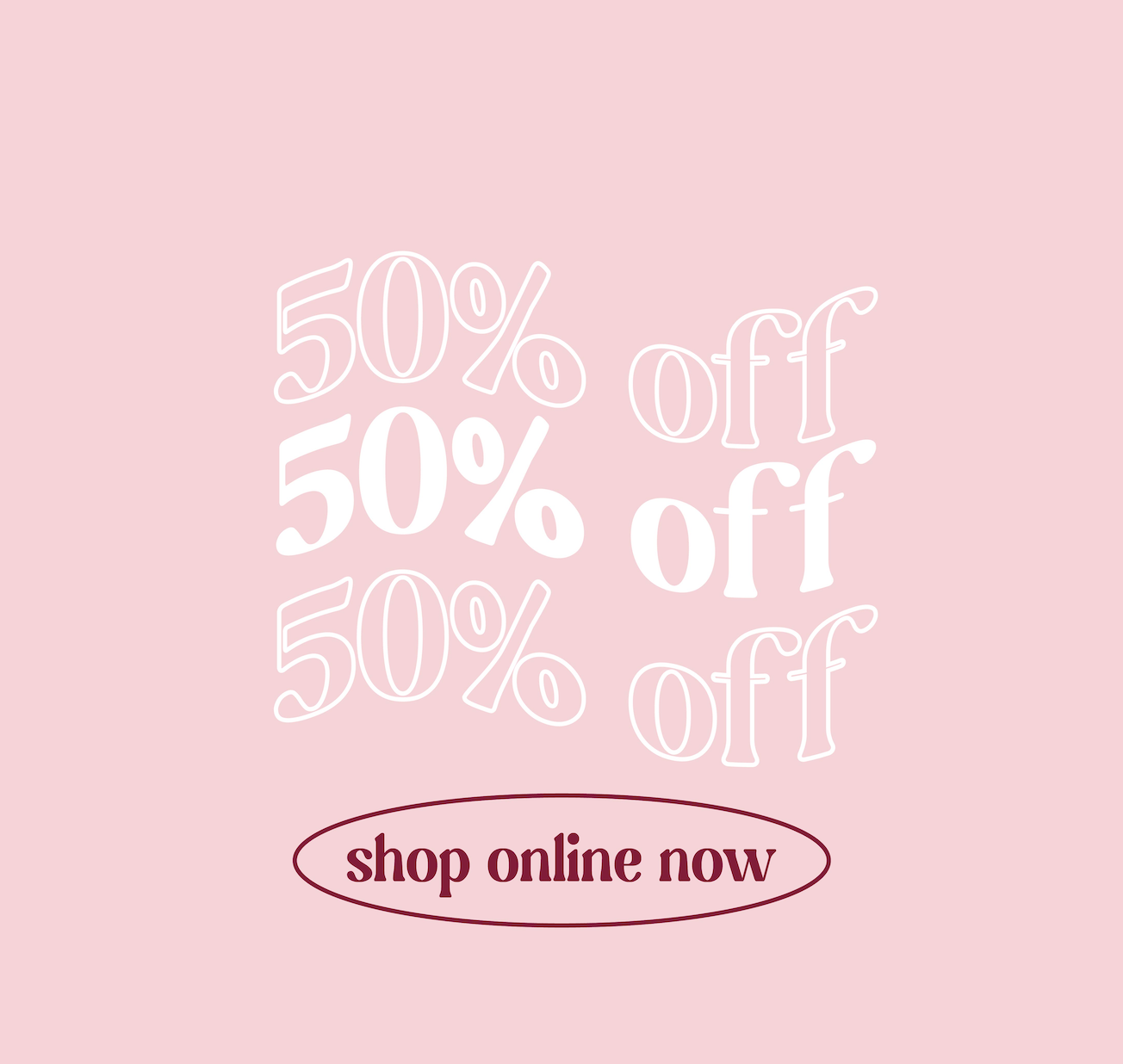 50% off insta post